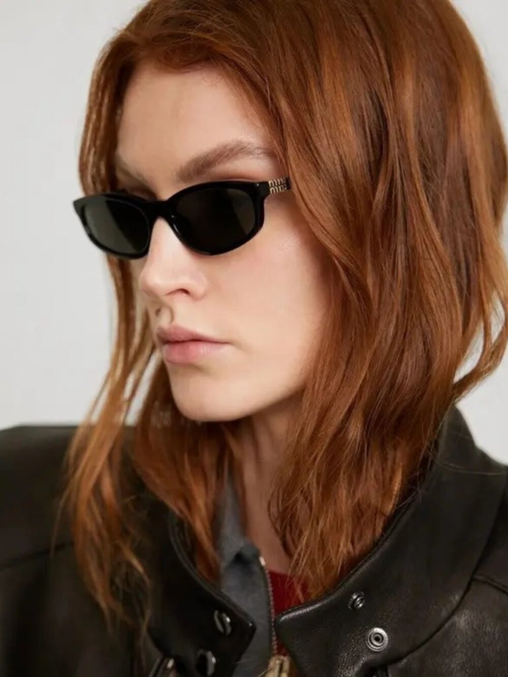 NEW MIU MIU SUNGLASSES MUA06S 16K08Z WOMEN BLACK MU A06S, SMU A06 EYEWEAR